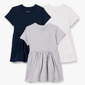 Amazon Essentials NEW NWOT 3 Pack T-Shirt Dresses